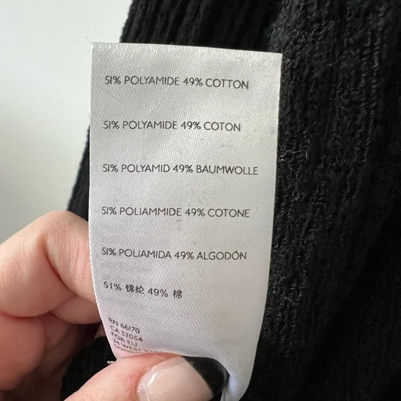 Free People black tunic babydoll sweater - Picture 5 of 5